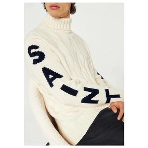 NWT mc2 saint Barth mens sweater knit saint mortiz apres ski cream